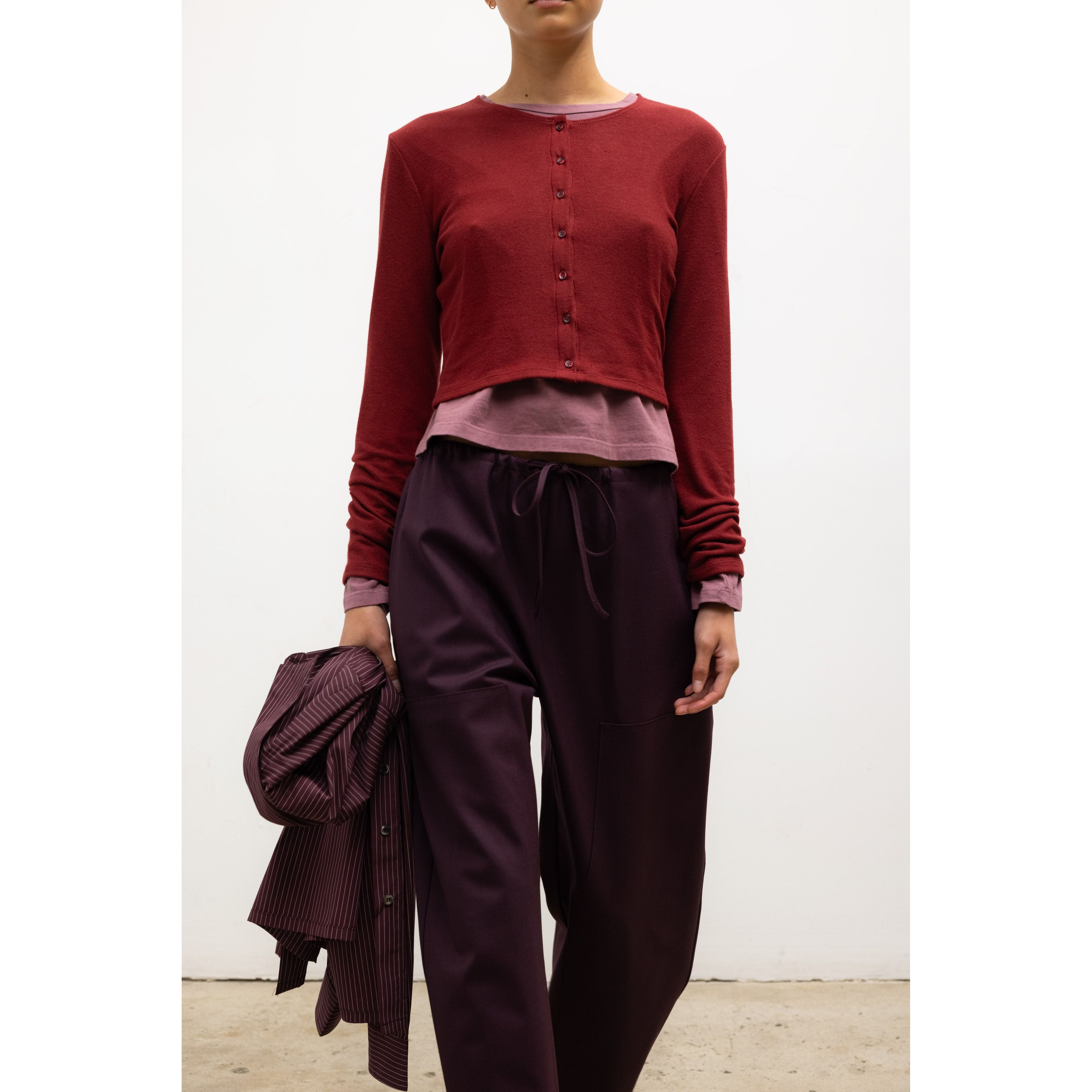 LAUREN CROP CARDIGAN II LESET