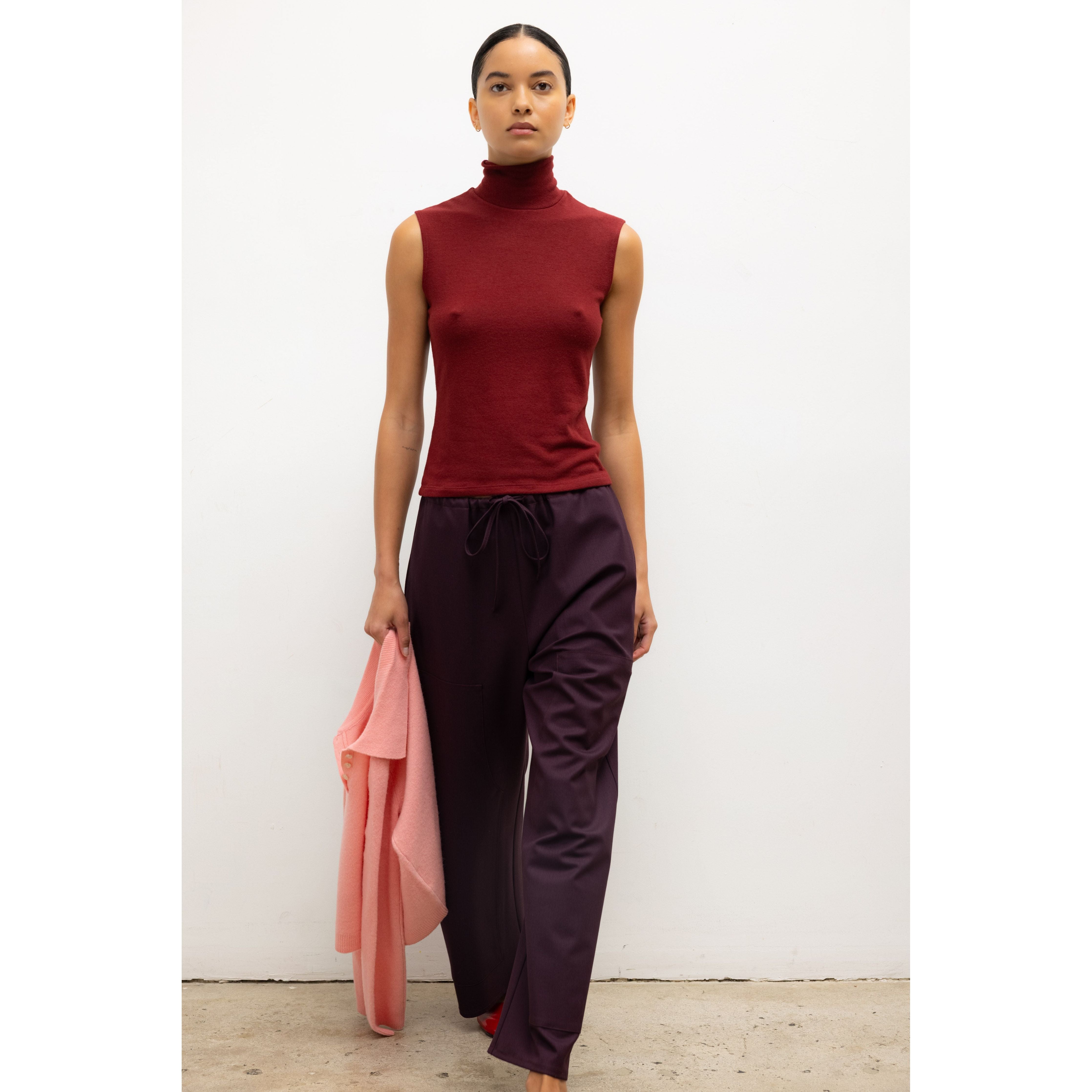 LAUREN SLEEVELESS TURTLENECK LESET