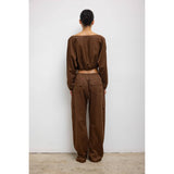 LeSet Yoko Long Sleeve Blouson Top
