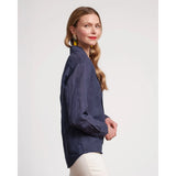 Frances Valentine Perfect Button Down Navy