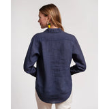 Frances Valentine Perfect Button Down Navy