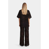 Hansen & Gretel Loretta Lace Shirt Black