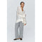 Light Gray Lottie Top Textured Ivory