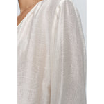 Gray Marle Lottie Top Textured Ivory