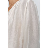 Gray Marle Lottie Top Textured Ivory