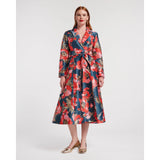 Lucille Wrap Dress Paradise Poppy