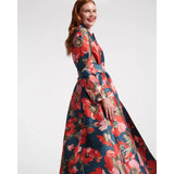 Lucille Wrap Dress Paradise Poppy