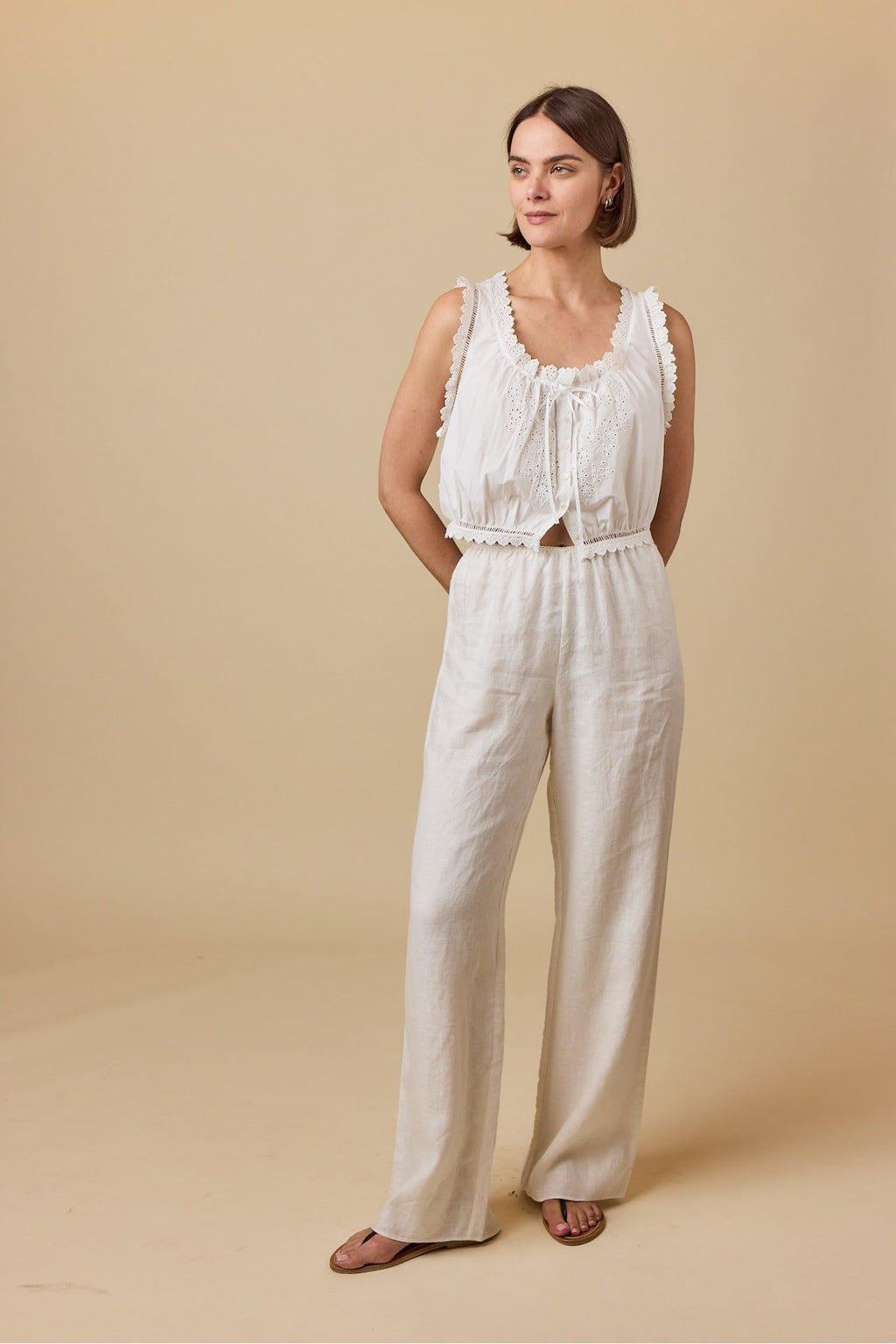 LAVON LINEN PANT Dôen (shopdoen.com)