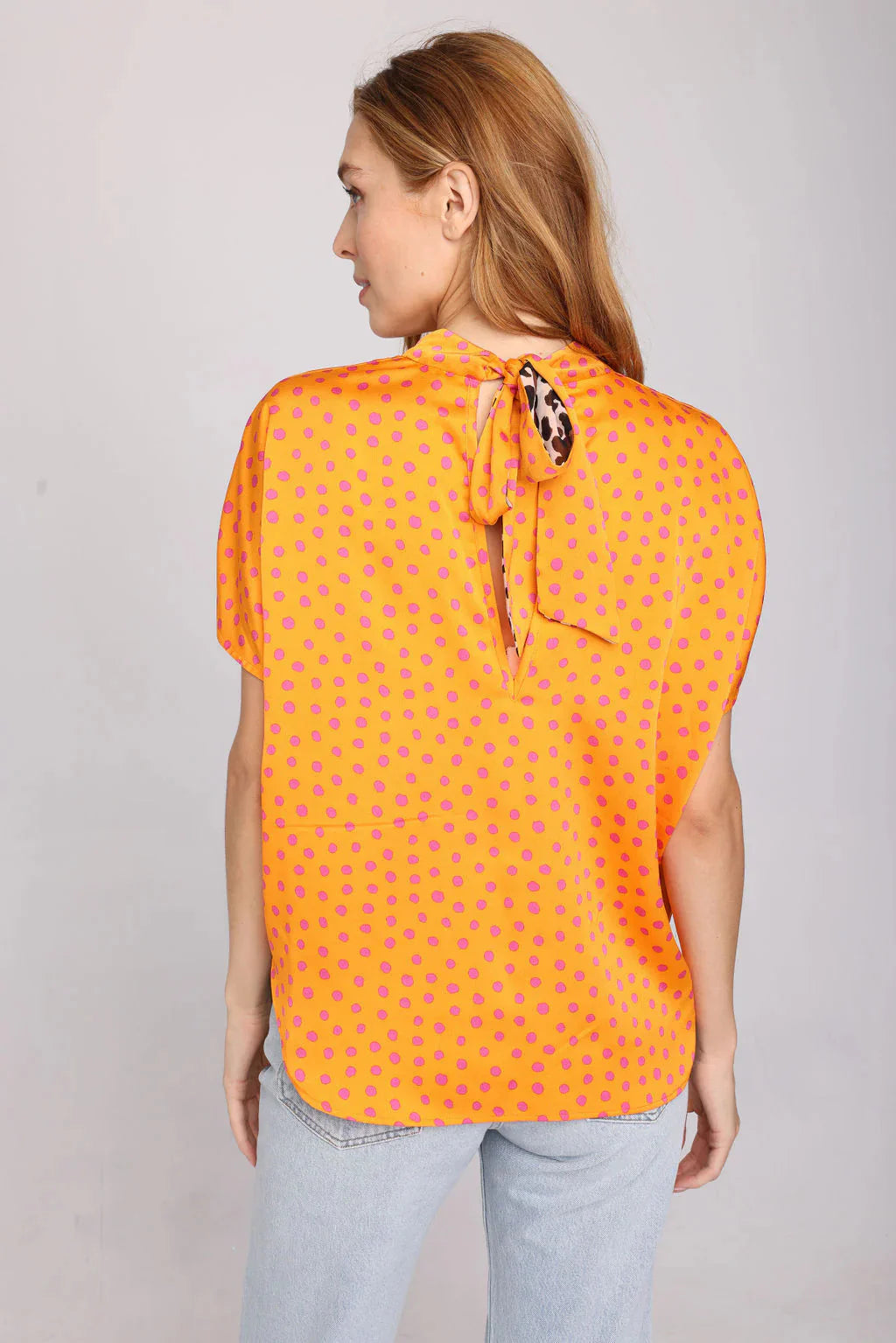 The Sistina top in Orange Leledebaltzac