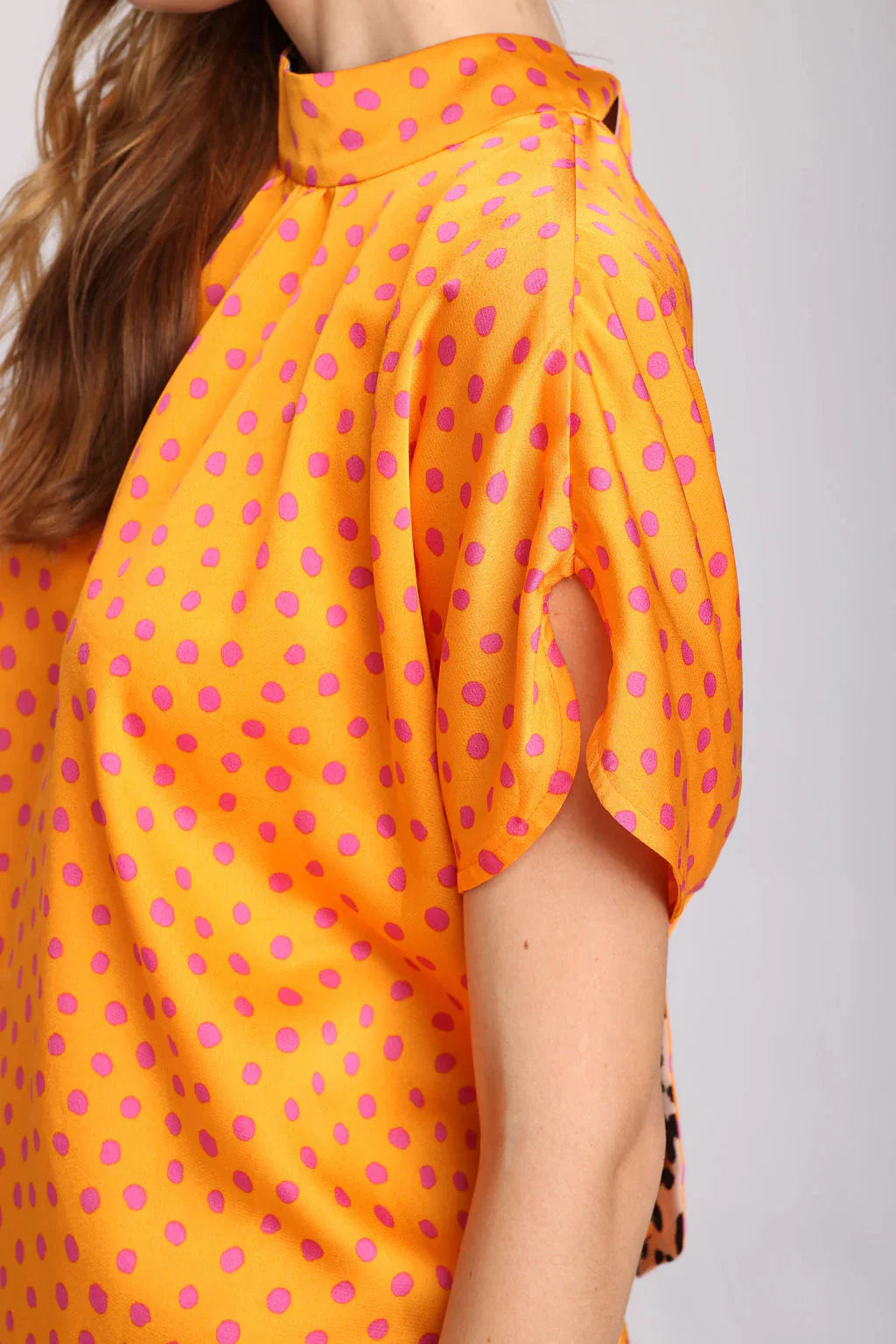The Sistina top in Orange Leledebaltzac