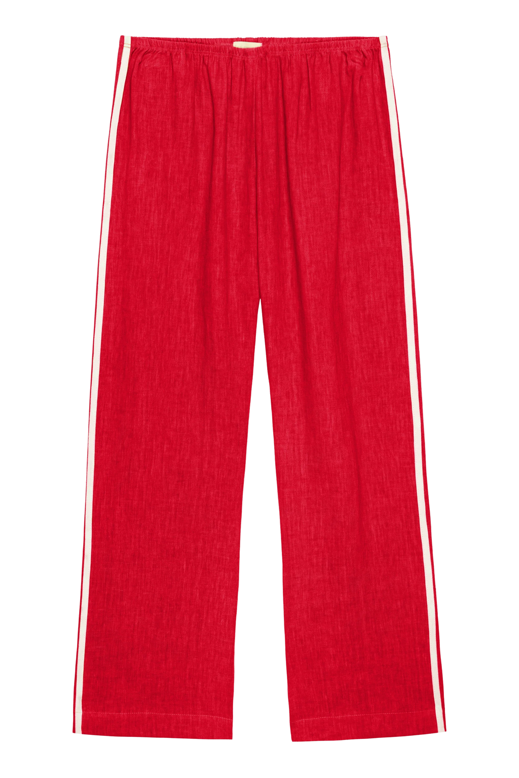 The Linen Crop Racer Stripe Pant DONNI.