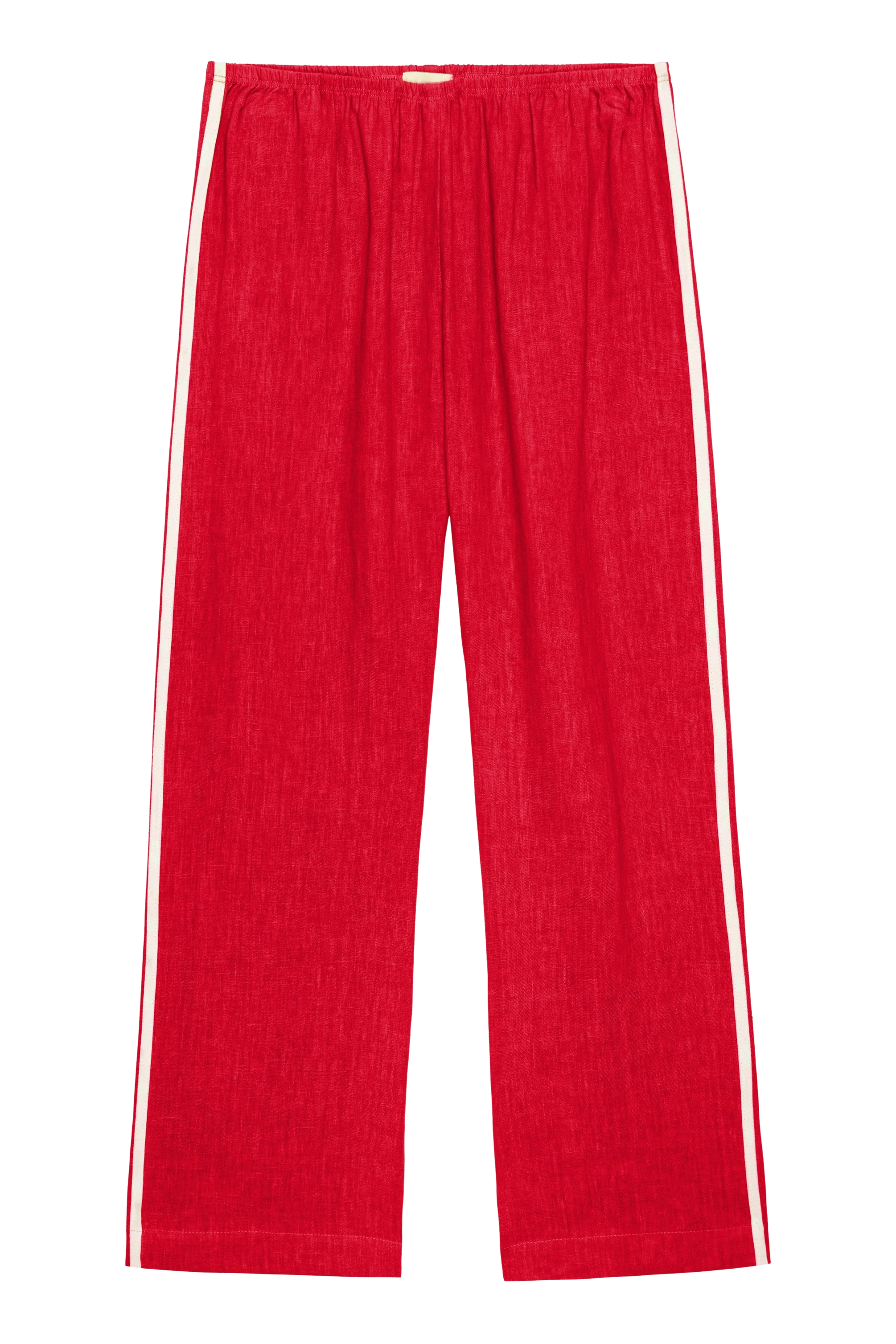 The Linen Crop Racer Stripe Pant DONNI.