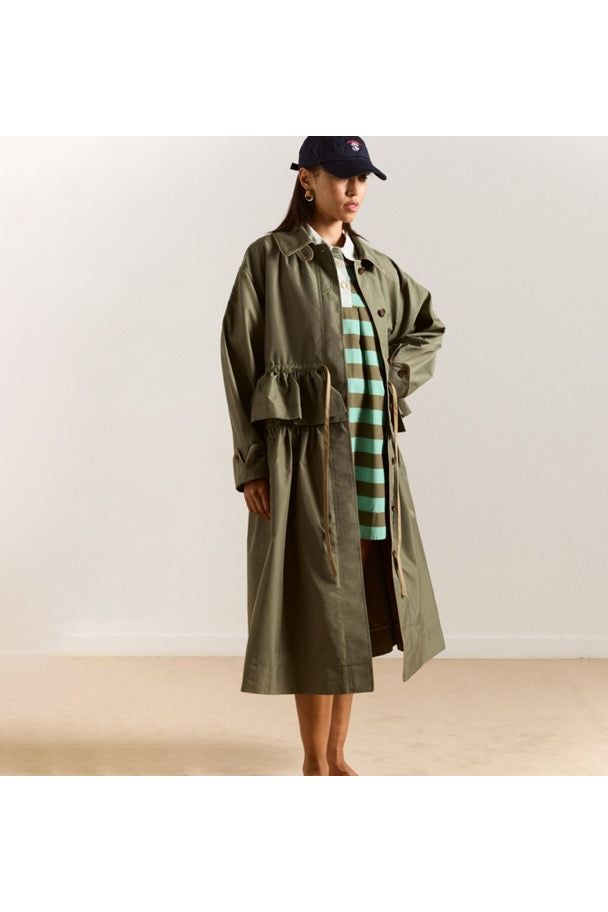 MYRTLE TRENCH - SAGE Damson Madder