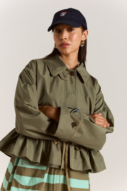 MYRTLE TRENCH - SAGE Damson Madder