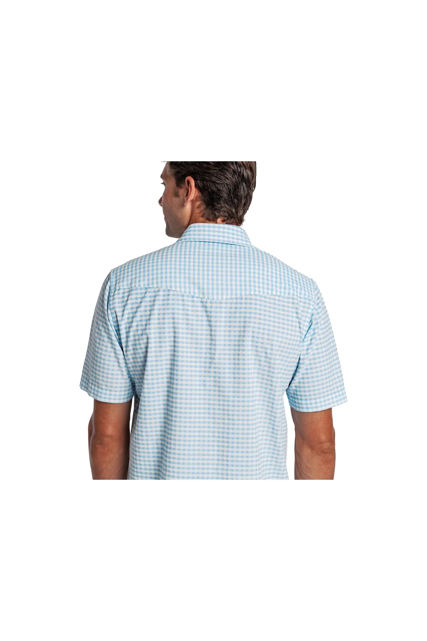 Short Sleeve Corduroy Pearl Snap Criquet