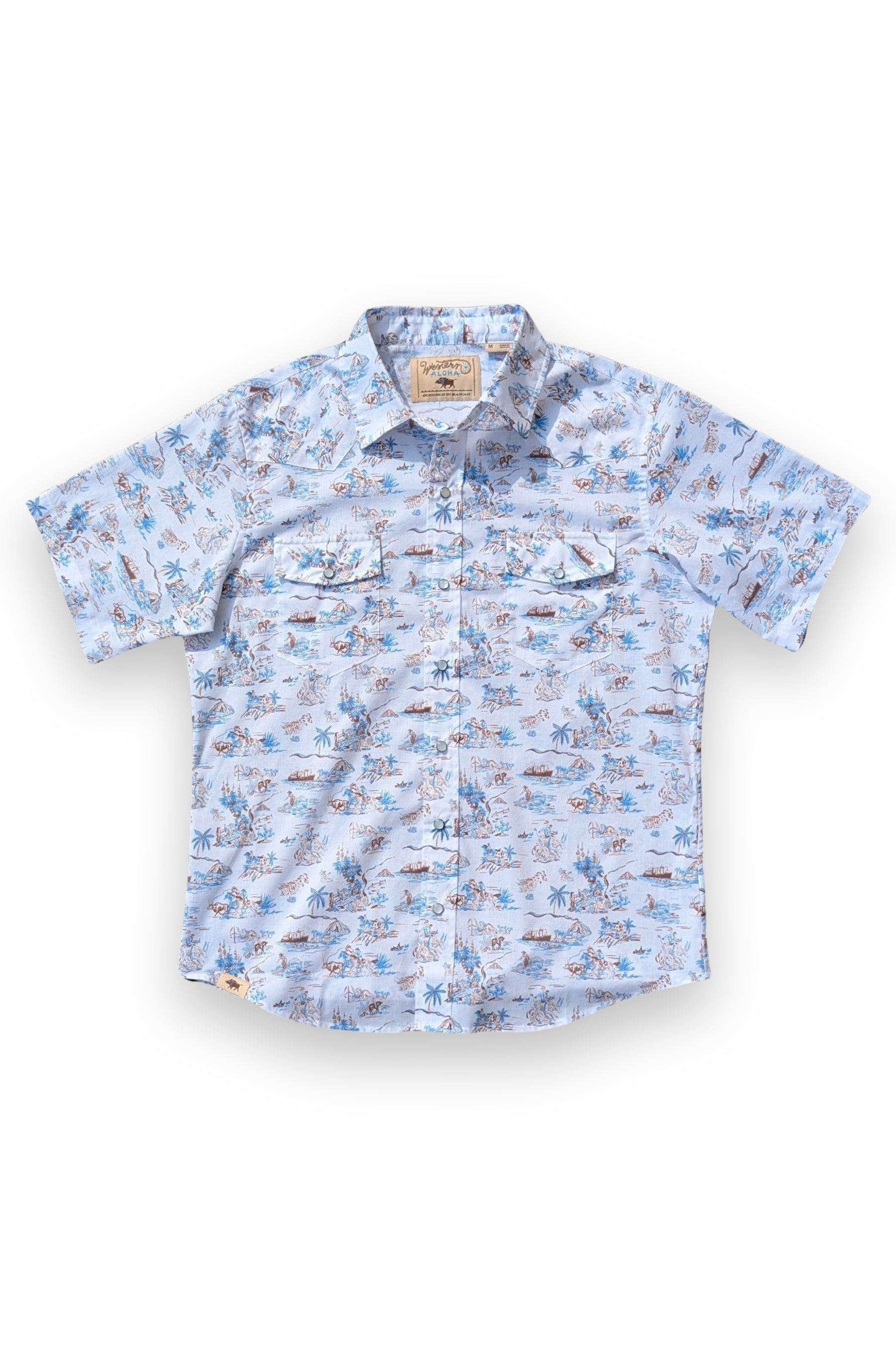 Paniolo SS White Blue