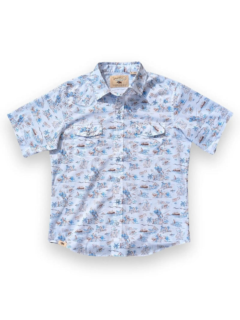 Paniolo SS White Blue