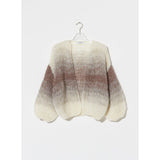 MOHAIR LUREX MIX BOMBER CARDIGAN, GRADIENT