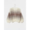MOHAIR LUREX MIX BOMBER CARDIGAN, GRADIENT
