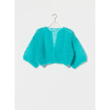 MOHAIR LIGHT SHORT SLEEVE CARDIGAN MAIAMI