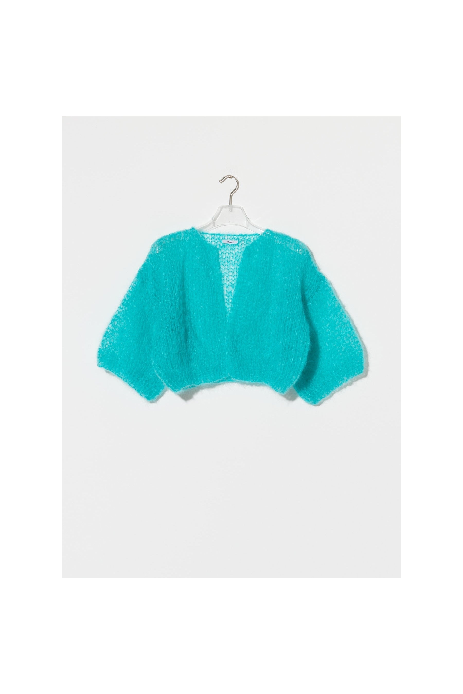 MOHAIR LIGHT SHORT SLEEVE CARDIGAN MAIAMI