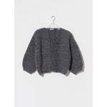 WOOL ALPACA MIX BOMBER CARDIGAN