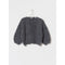 WOOL ALPACA MIX BOMBER CARDIGAN