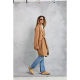 Stable Coat in Wool - Camel