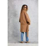 Stable Coat in Wool - Camel