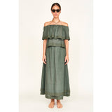 Mirth Verona Skirt in Verde Fossil