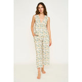 Mirth Pajama Pant & Camisole Set in Garden Bird