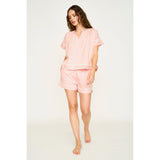 Mirth Pajama Short Set in Conch