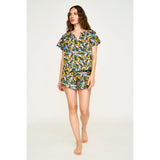 Mirth Pajama Tap Short Set in Guppy