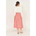 Antique White Mirth Andaman Bubble Top in White Marine Eyelet