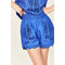 Bisque Track Short in Marine Lapis