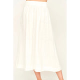 Mirth Verona Skirt in White Marine Eyelet