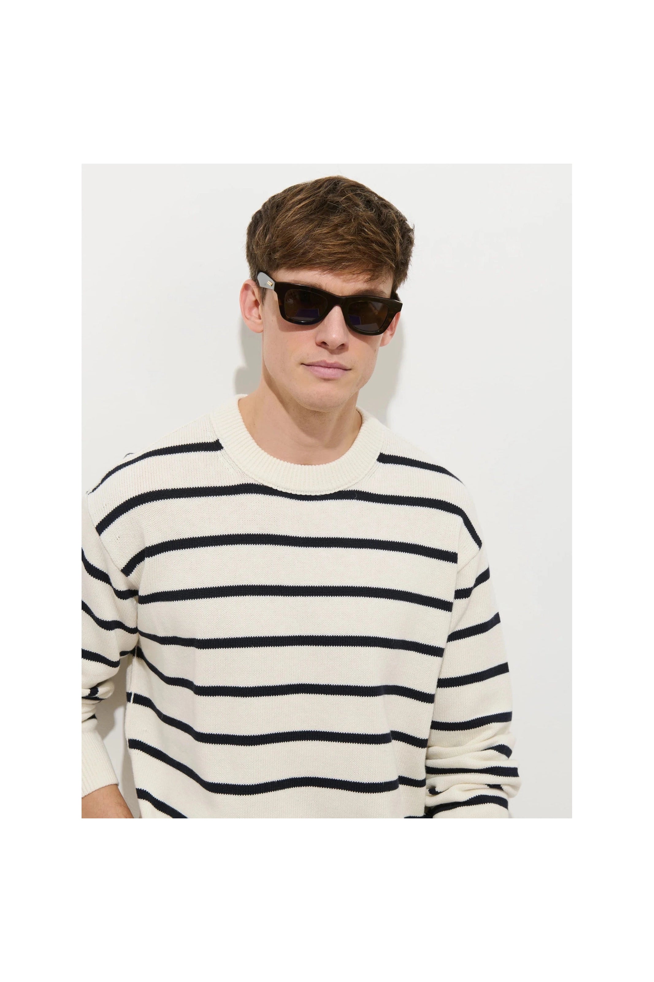 Gabriel Crewneck Sweater in Cotton Linen Alex Mill