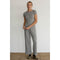 Light Gray The Pointelle Baby Tee Heather Grey