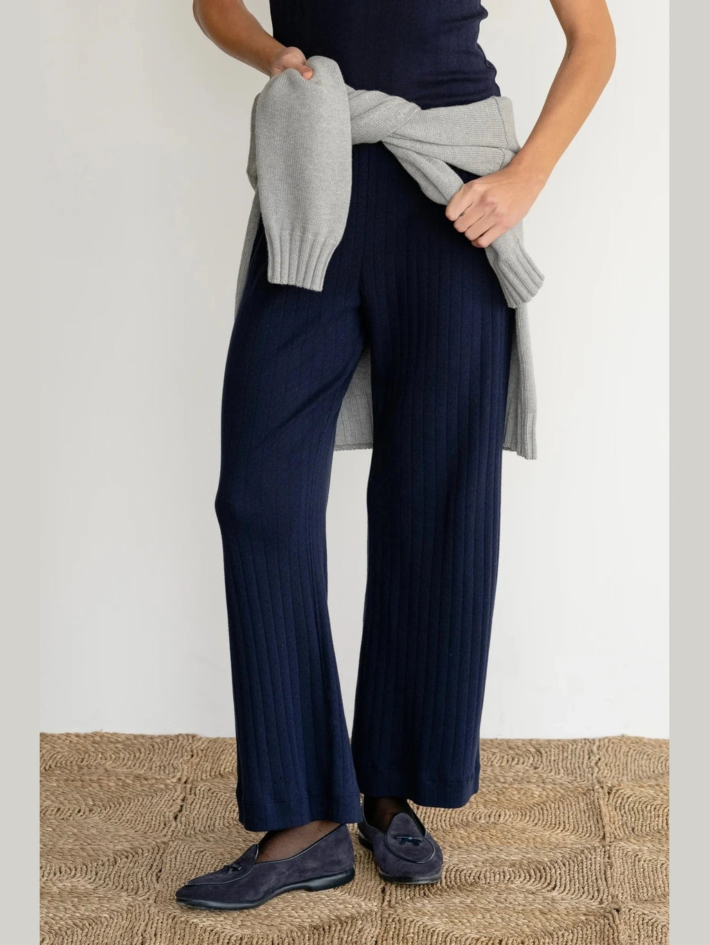 The Pointelle Simple Crop Pant DONNI.