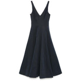 Staud Marieta Dress in Navy