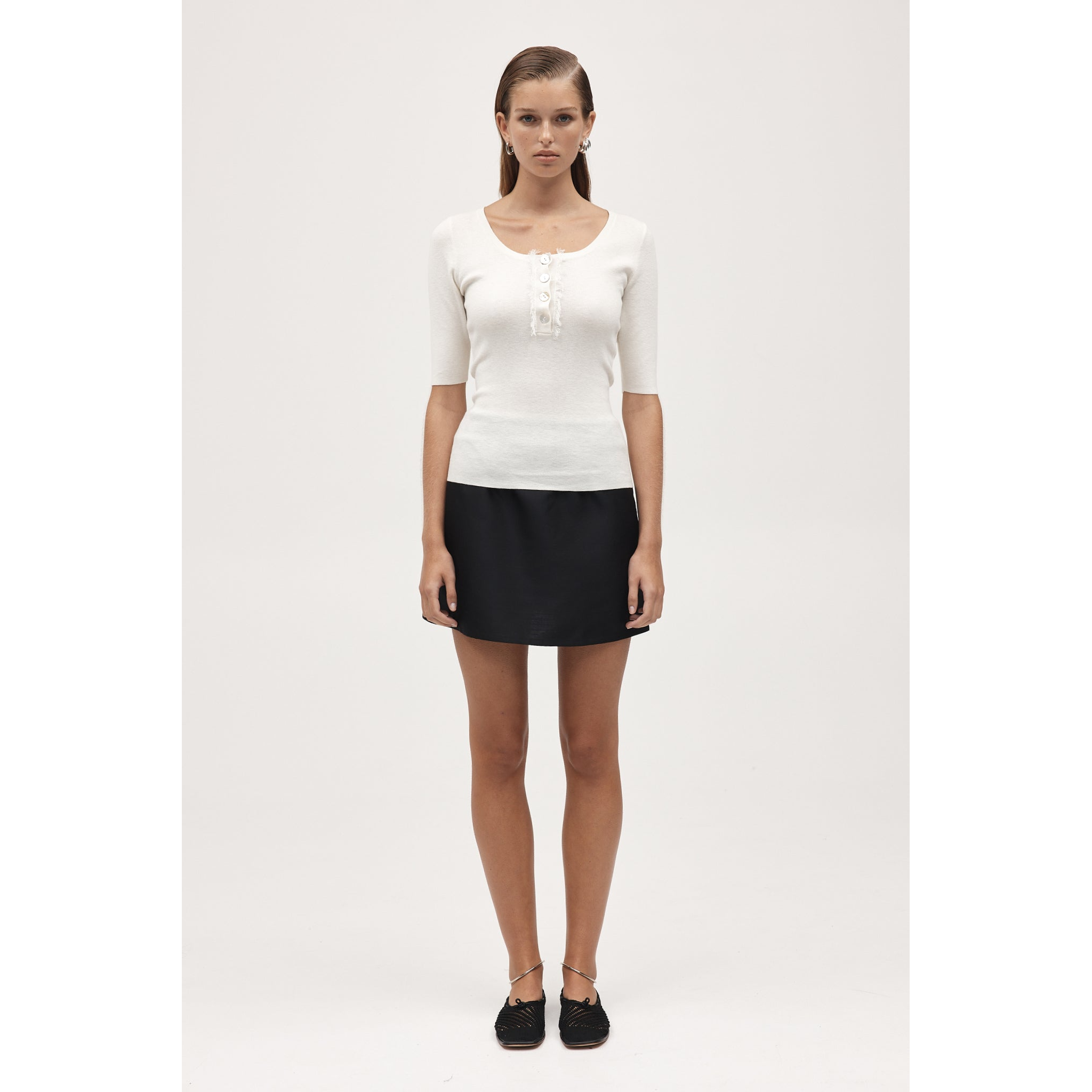 Marle Shona Top Ivory