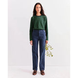 The Modern Long - Navy/Green Kule