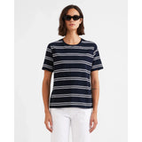 The Modern Navy/White Mixed Stripe Kule
