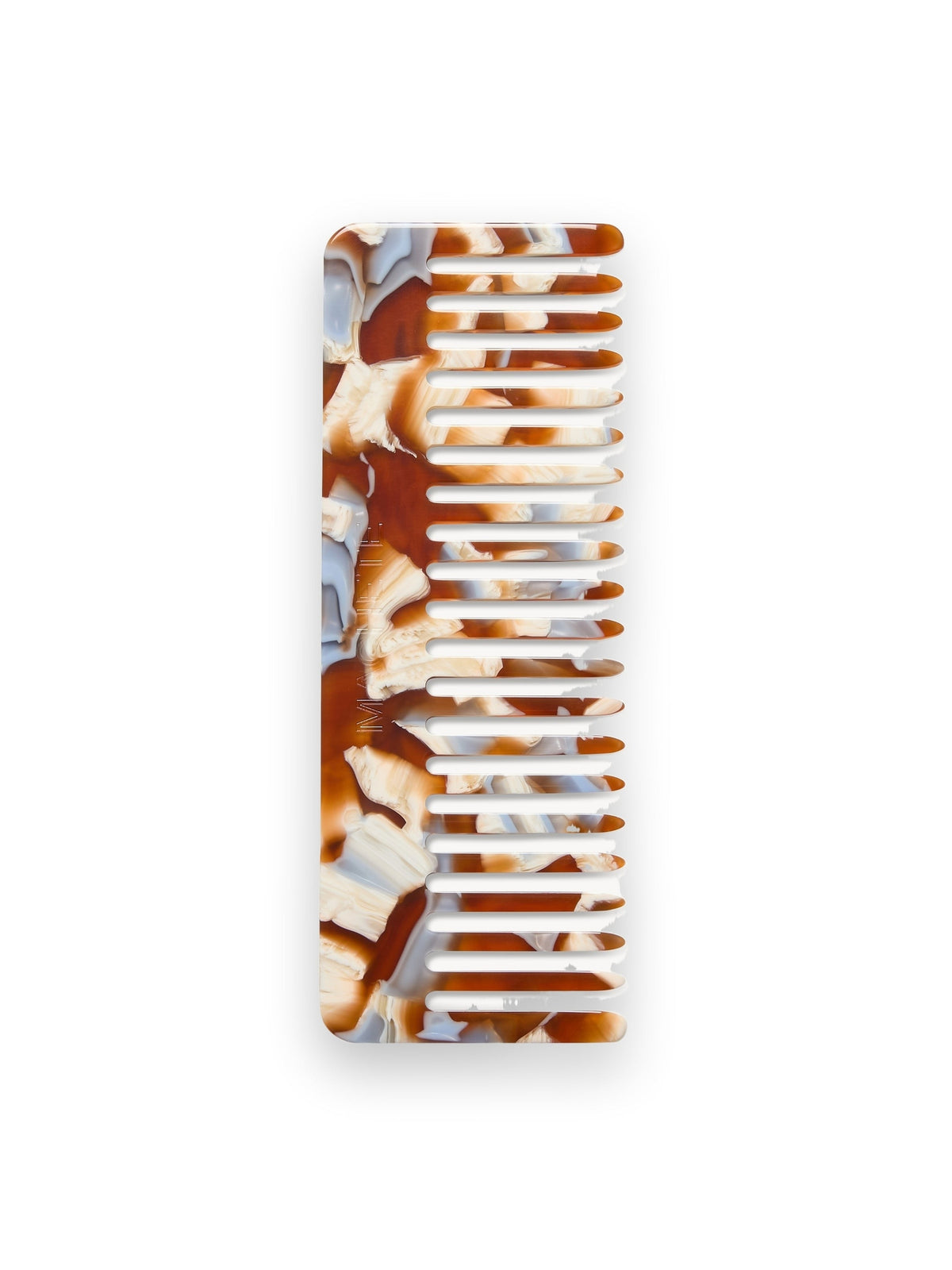 Brown, Cream & Blue Marbled Comb Machete