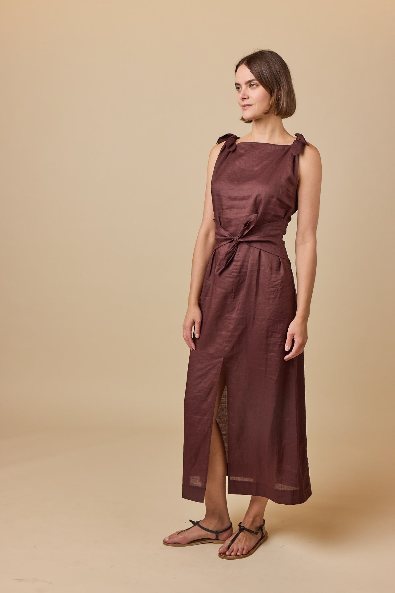 AMORETTE RAMIE DRESS Dôen (shopdoen.com)