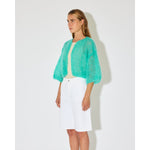 MOHAIR LIGHT SHORT SLEEVE CARDIGAN MAIAMI