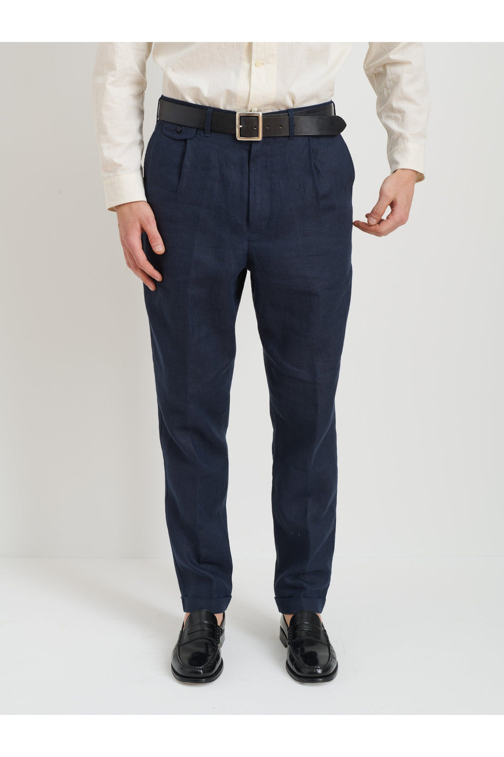 Stndard Pleated Pant In Linen Alex Mill