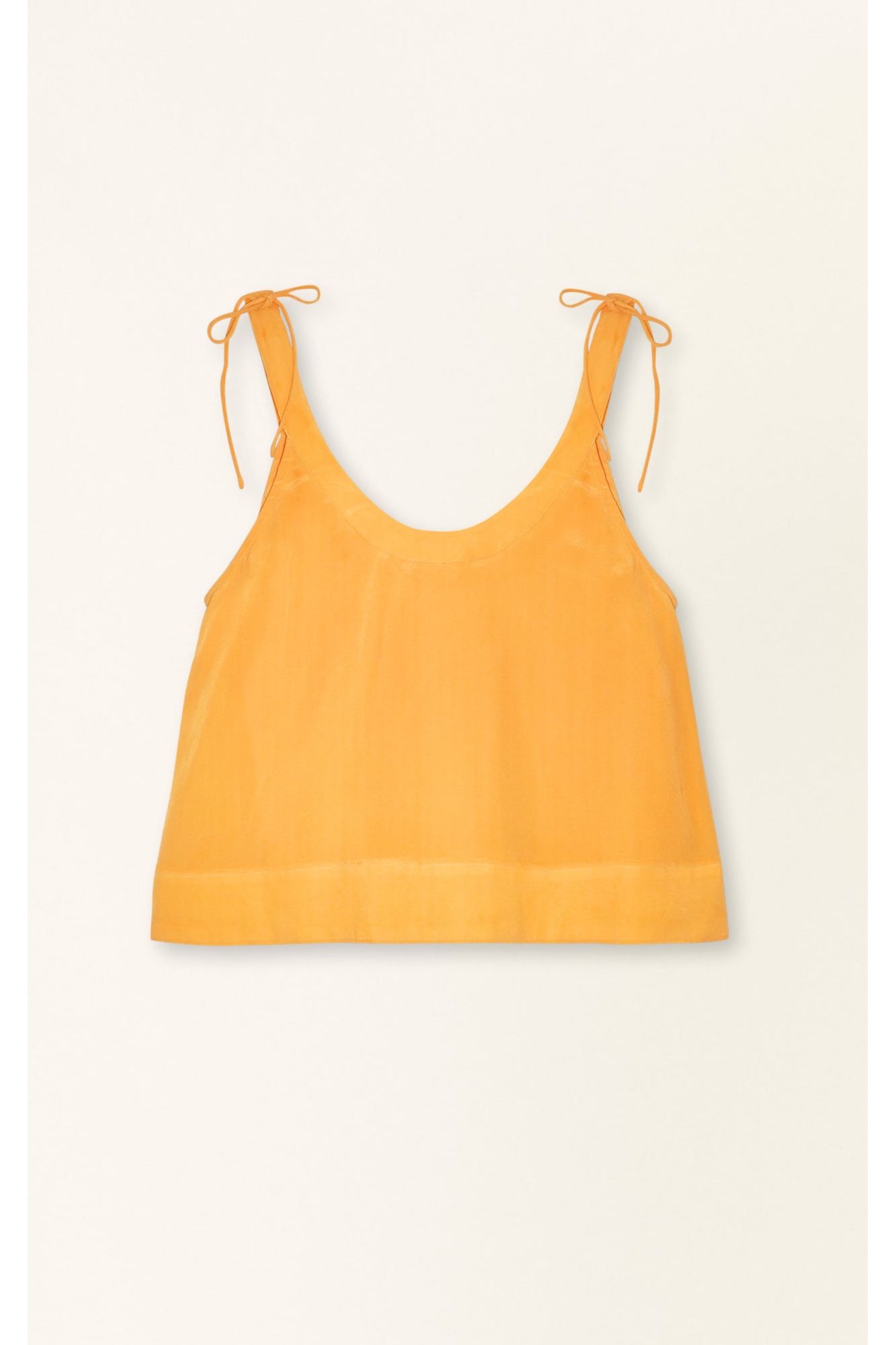 Siena Silk Tank in Marigold MIRTH