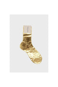 Laminated One Socks Gold Maria la Rosa