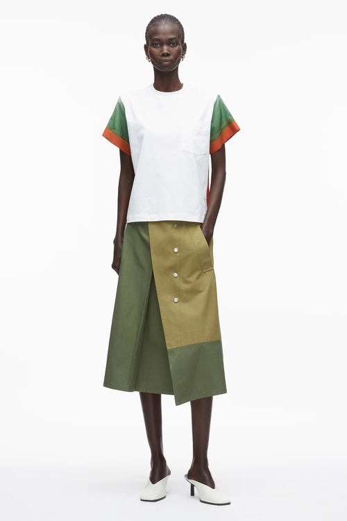 Phillip Lim - T-shirt with Ombre Voilet Combo Phillip Lim